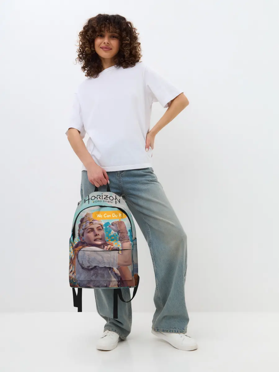 Рюкзак джинсовый / HZD | We Can Do It!