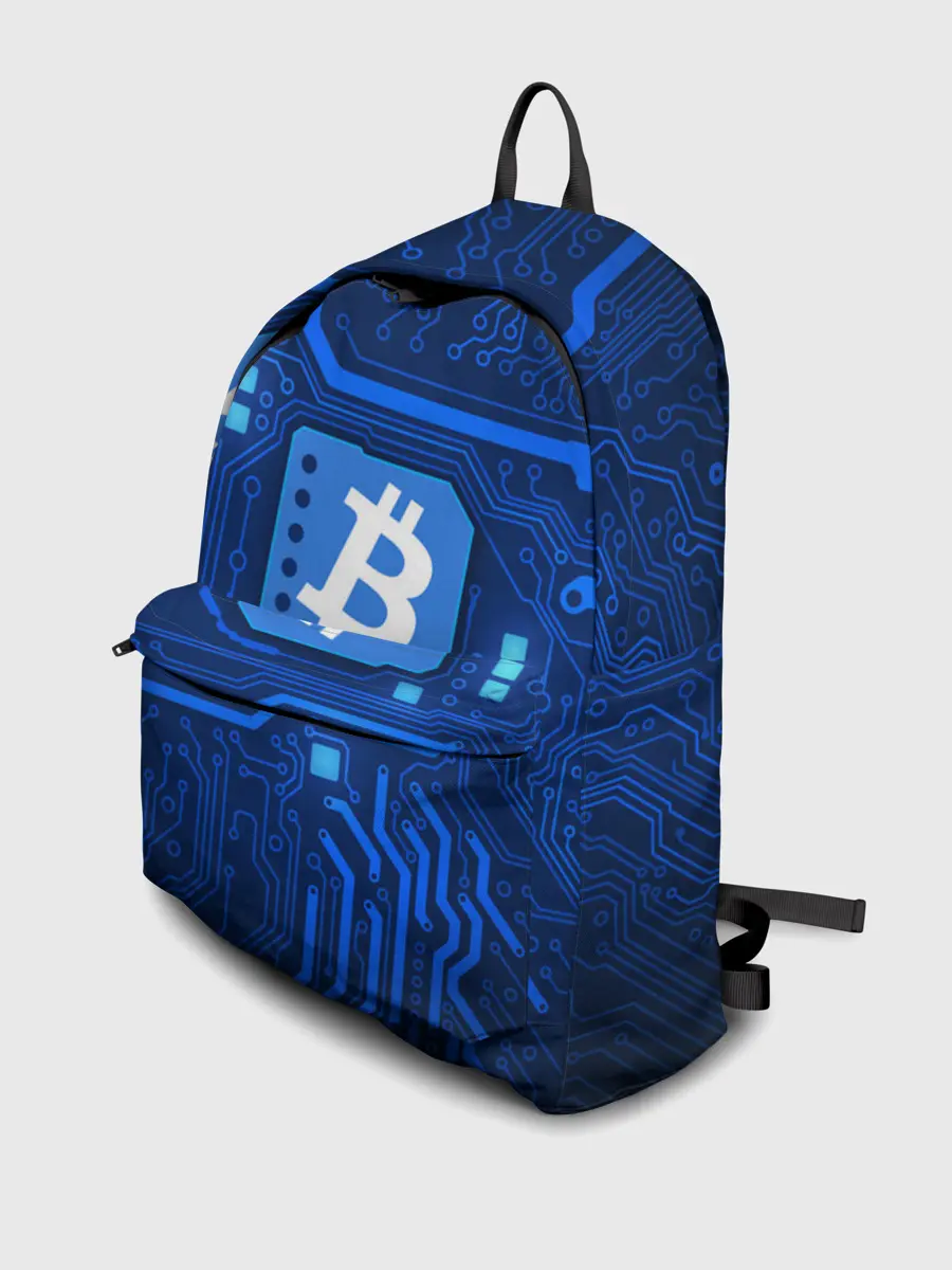 Рюкзак джинсовый / BITCOIN | БИТКОИН