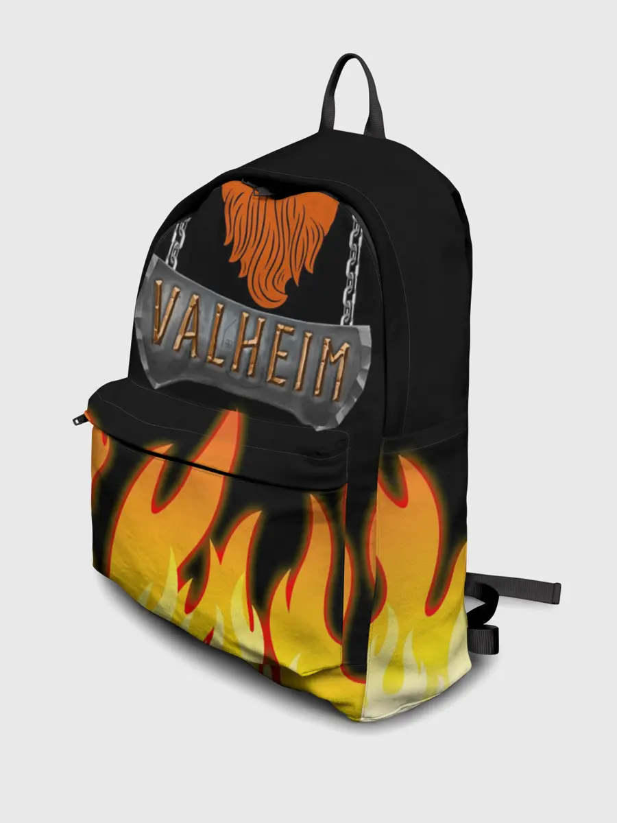 Рюкзак джинсовый / VALHEIM косплей с бородой