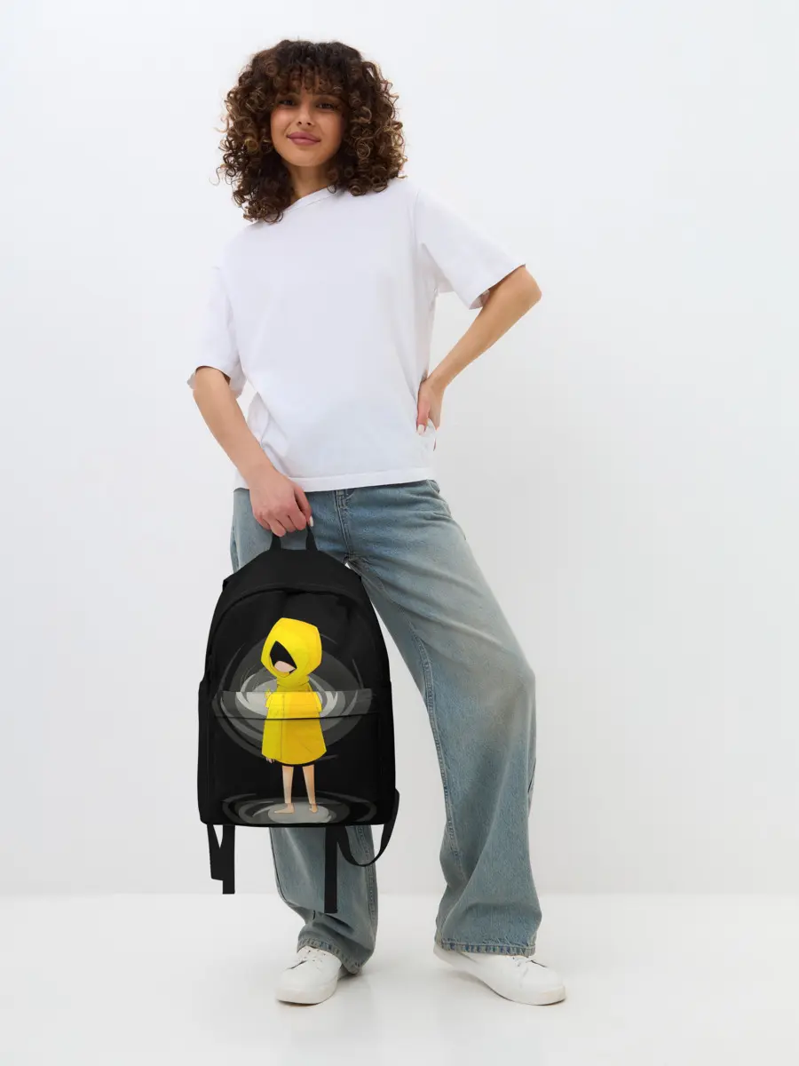 Рюкзак джинсовый / Little Nightmares с Зажигалкой