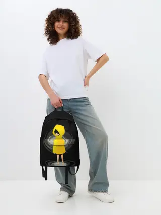 Рюкзак джинсовый / Little Nightmares с Зажигалкой