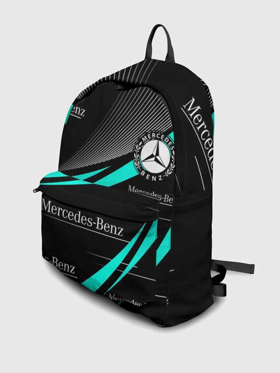 Рюкзак джинсовый / MERCEDES BENZ АКВАМАРИНОВЫЙ