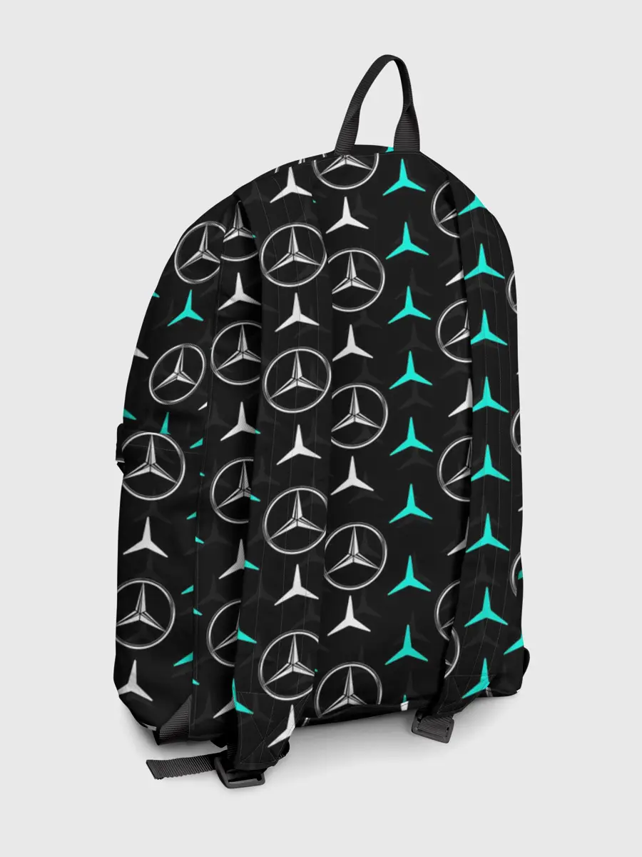 Рюкзак джинсовый / MERCEDES BENZ УЗОР