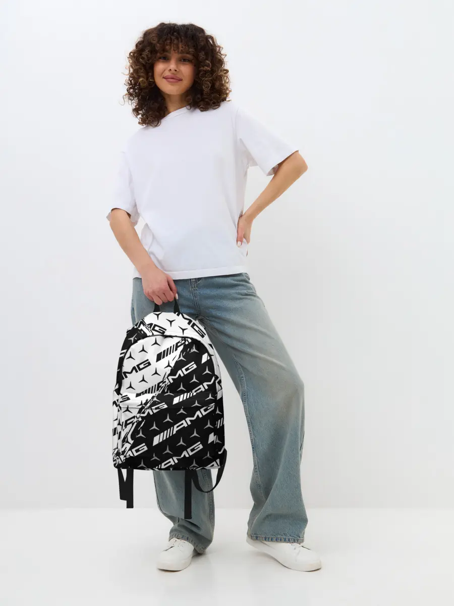 Рюкзак джинсовый / MERCEDES BENZ AMG