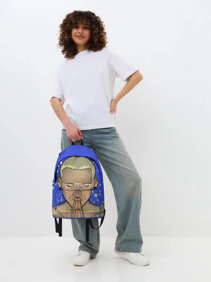 Рюкзак джинсовый / Chester Bennington