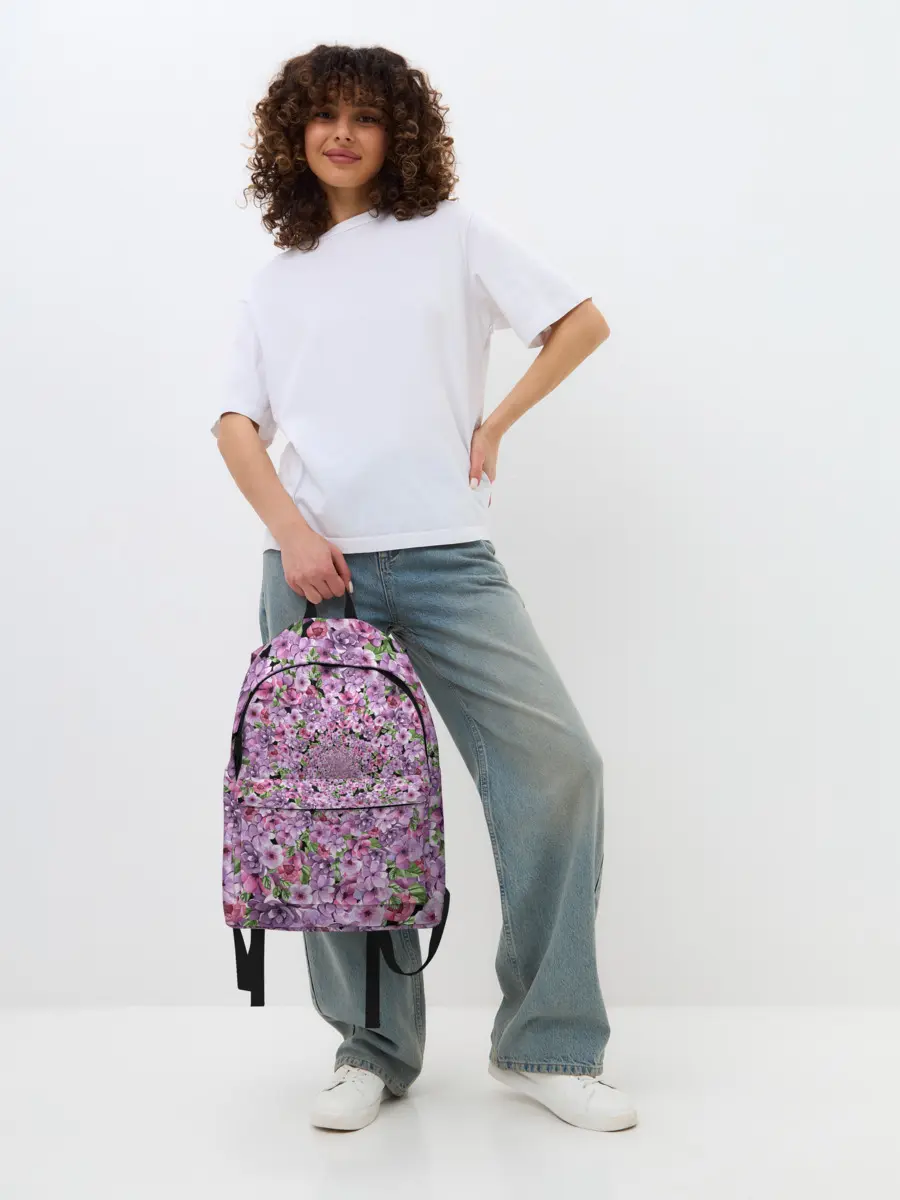 Рюкзак джинсовый / СИРЕНЬ | VIOLET LILAC