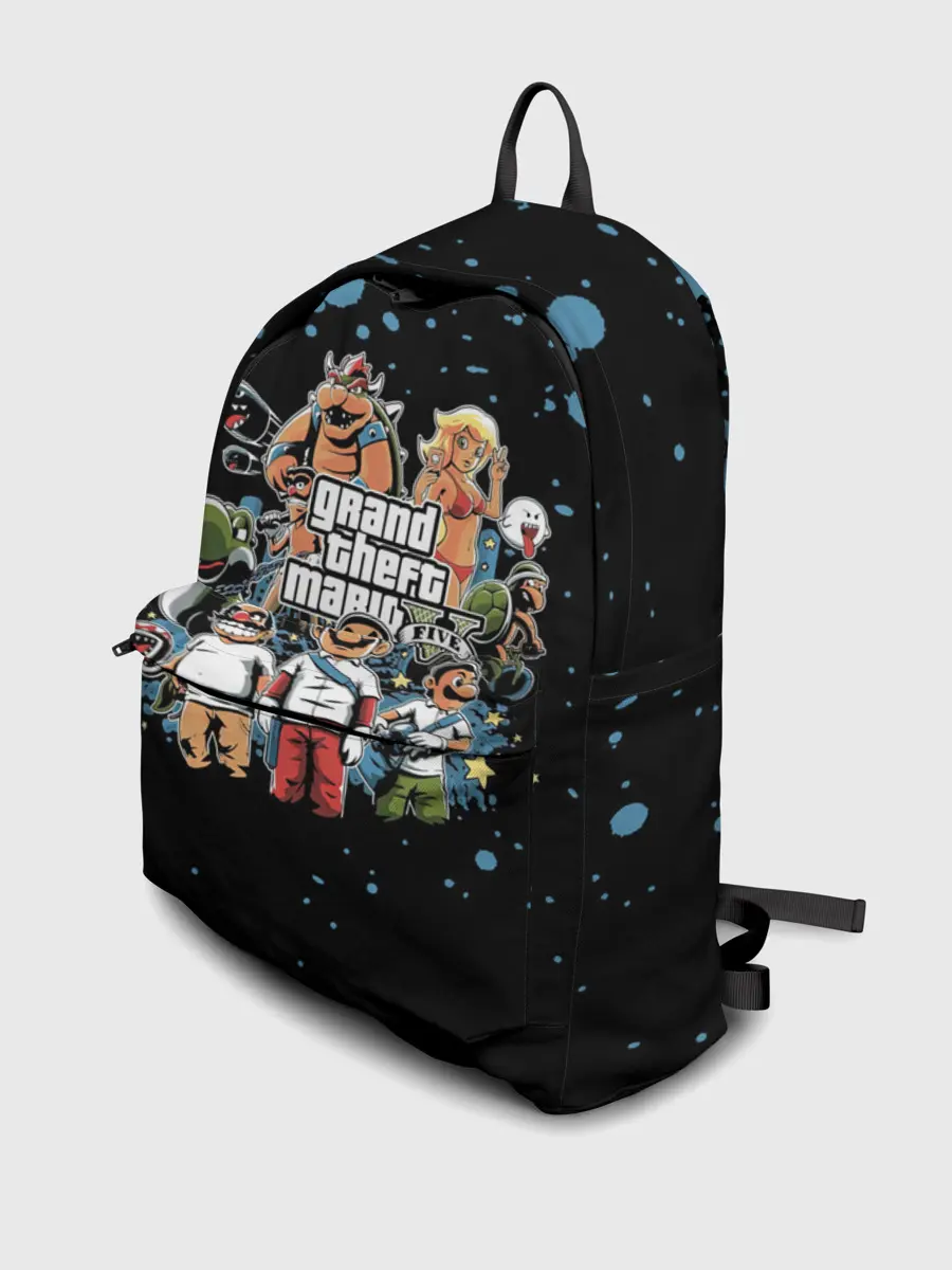 Рюкзак джинсовый / Grand Theft Mario V