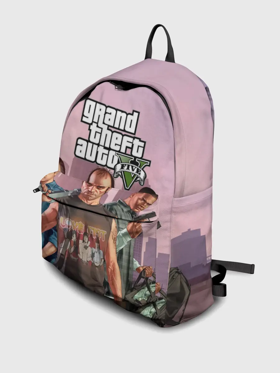 Рюкзак джинсовый / Персонажи ГТА 5