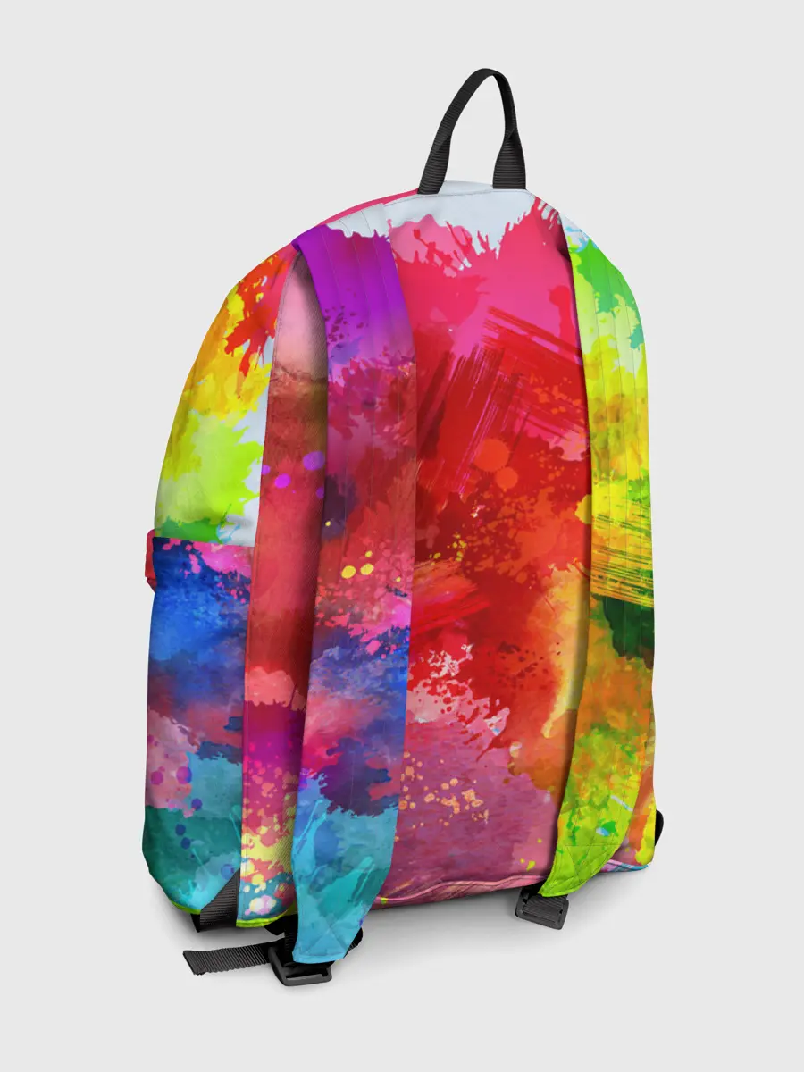 Рюкзак джинсовый / брызги краски