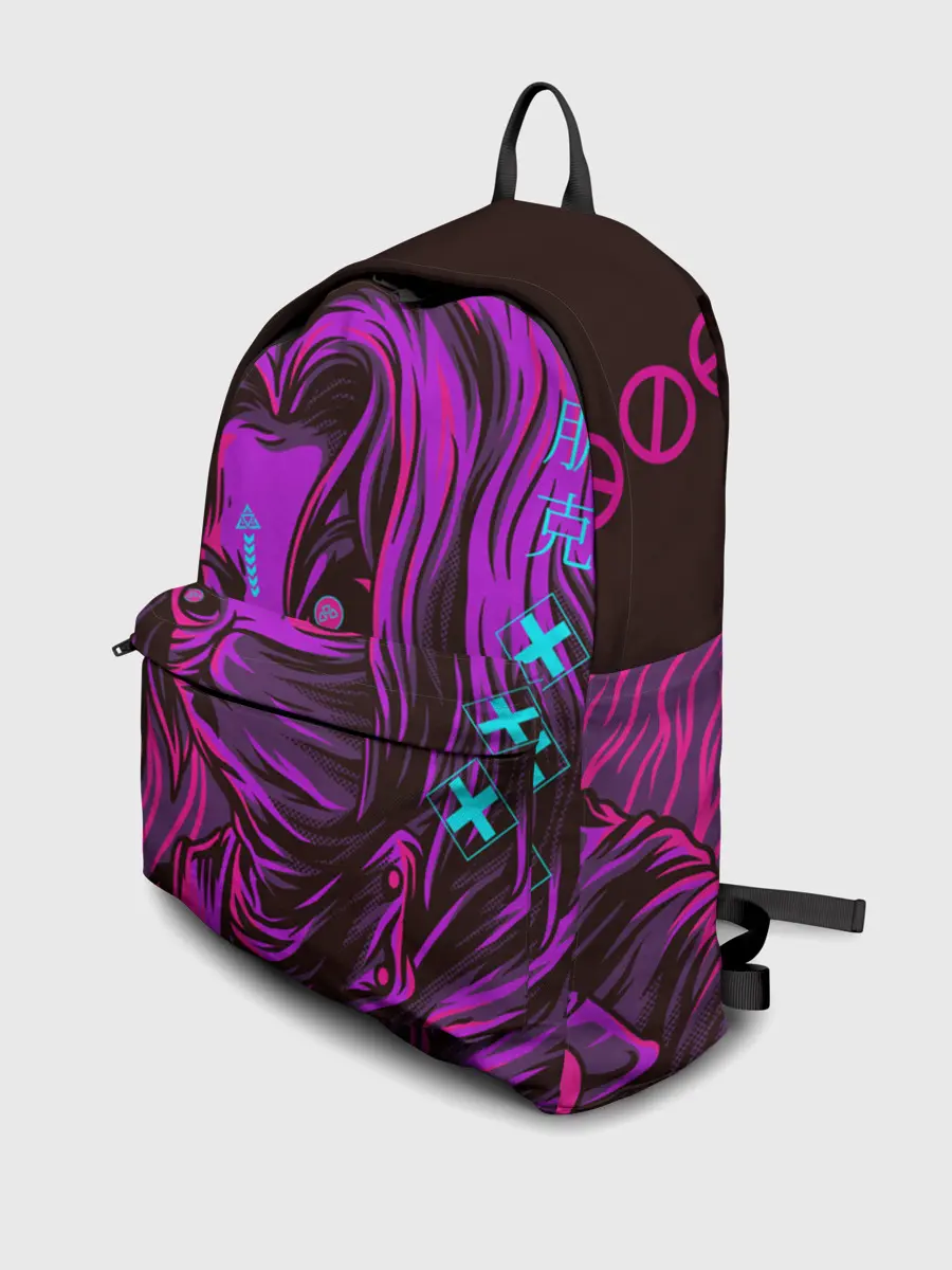 Рюкзак джинсовый / Киберпанк