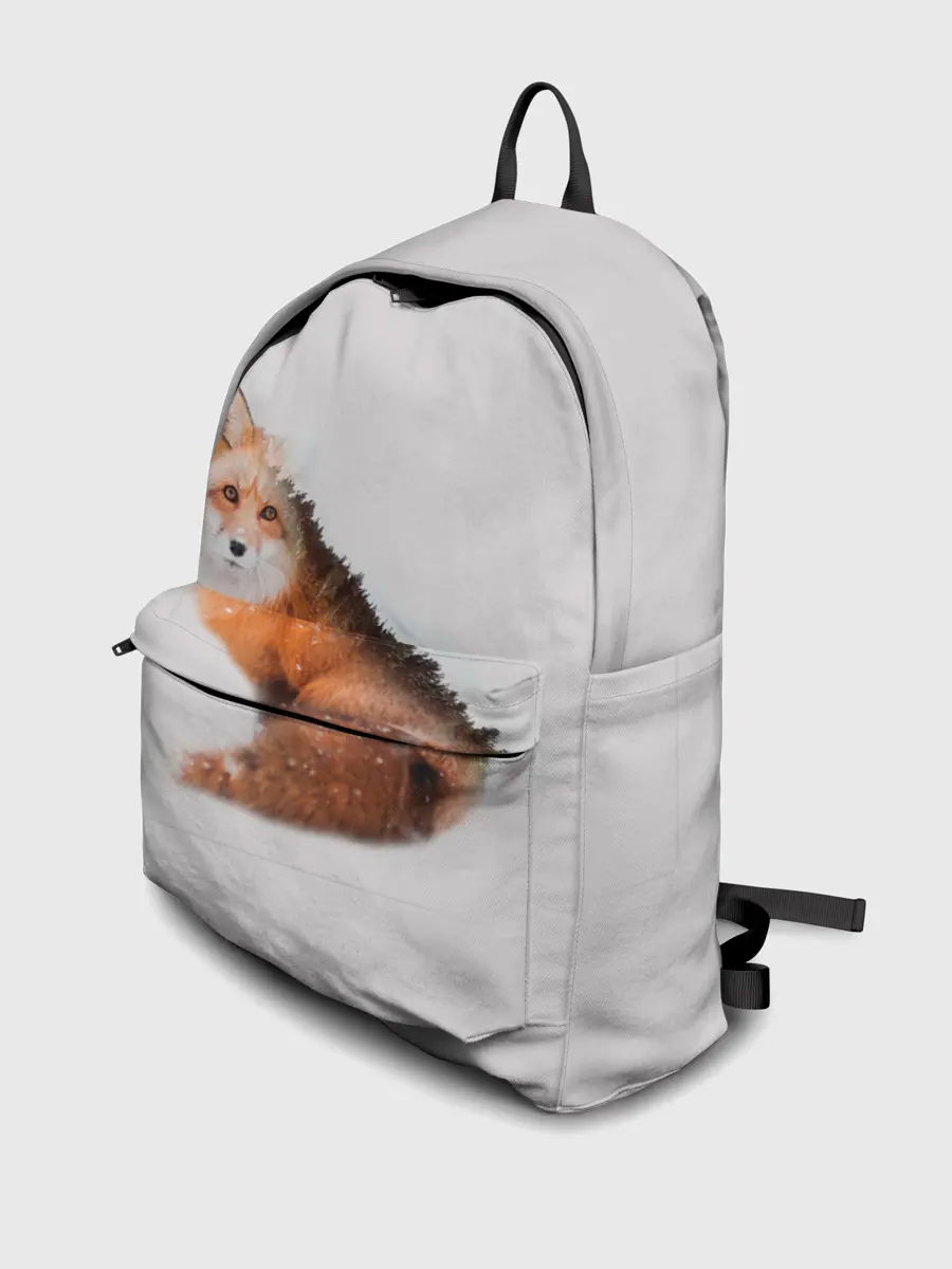 Рюкзак джинсовый / Лисица