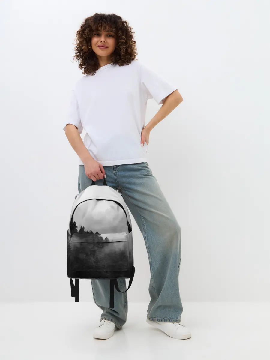 Рюкзак джинсовый / Природа - Лес