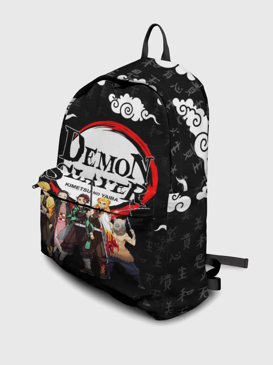 Рюкзак джинсовый / КЛИНОК, РАССЕКАЮЩИЙ ДЕМОНОВ