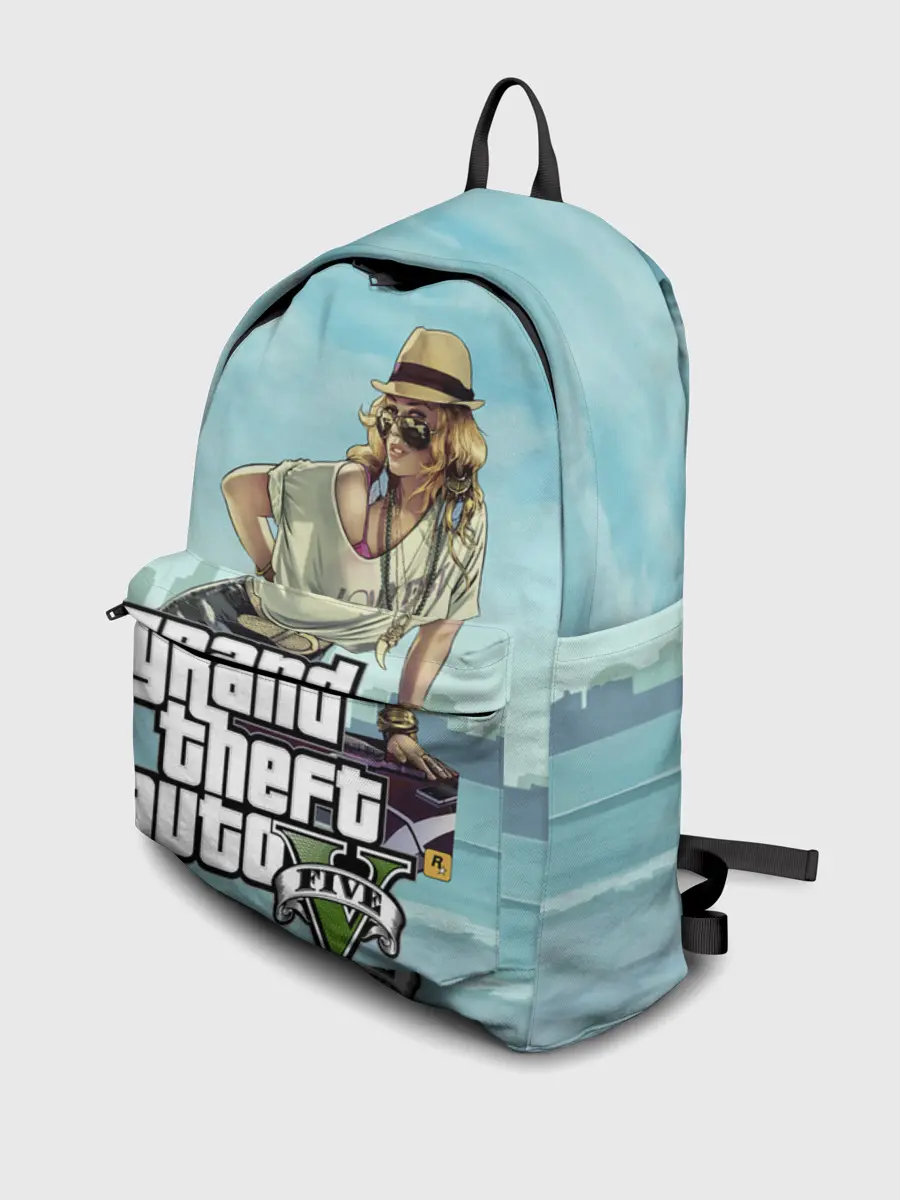 Рюкзак джинсовый / Grand Theft Auto 5 девушка
