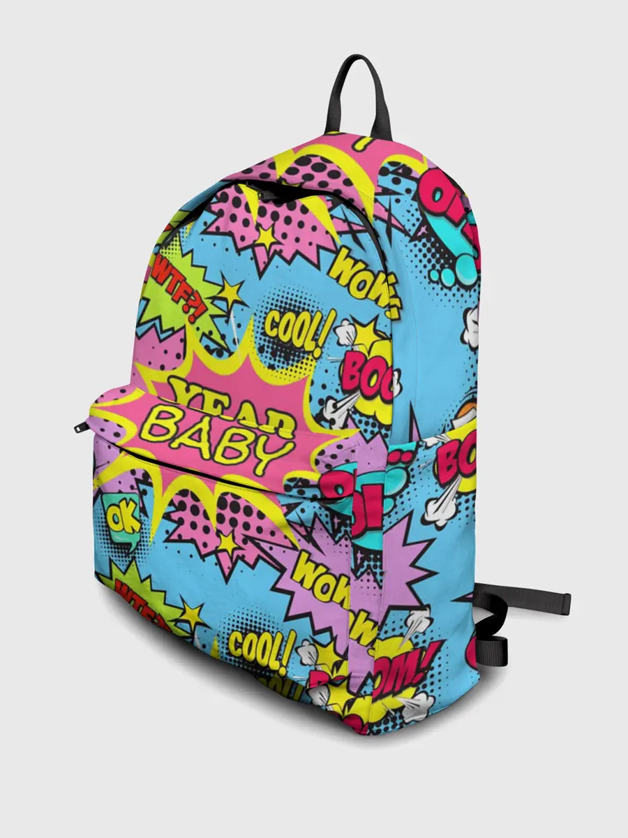 Рюкзак джинсовый / Year baby Pop art print