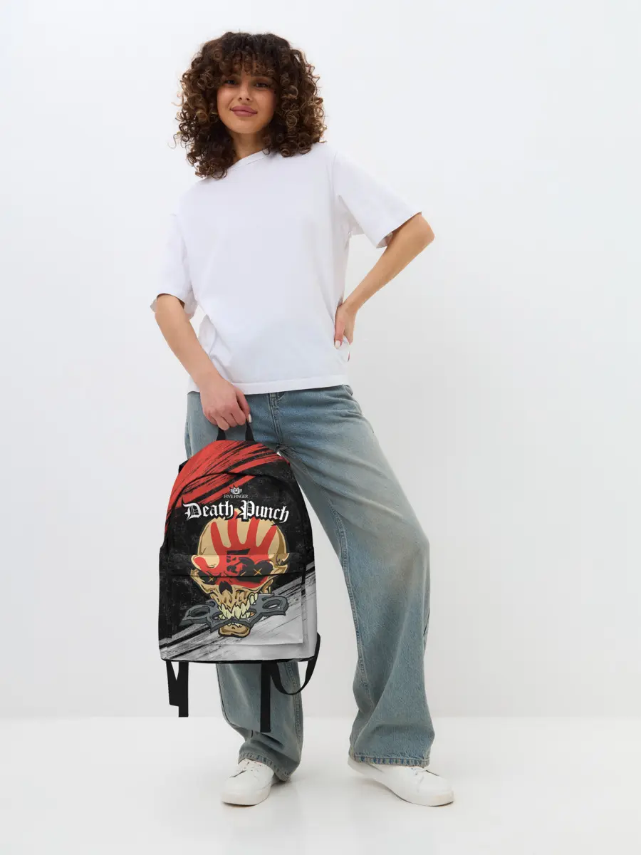 Рюкзак джинсовый / Five Finger Death Punch [7]