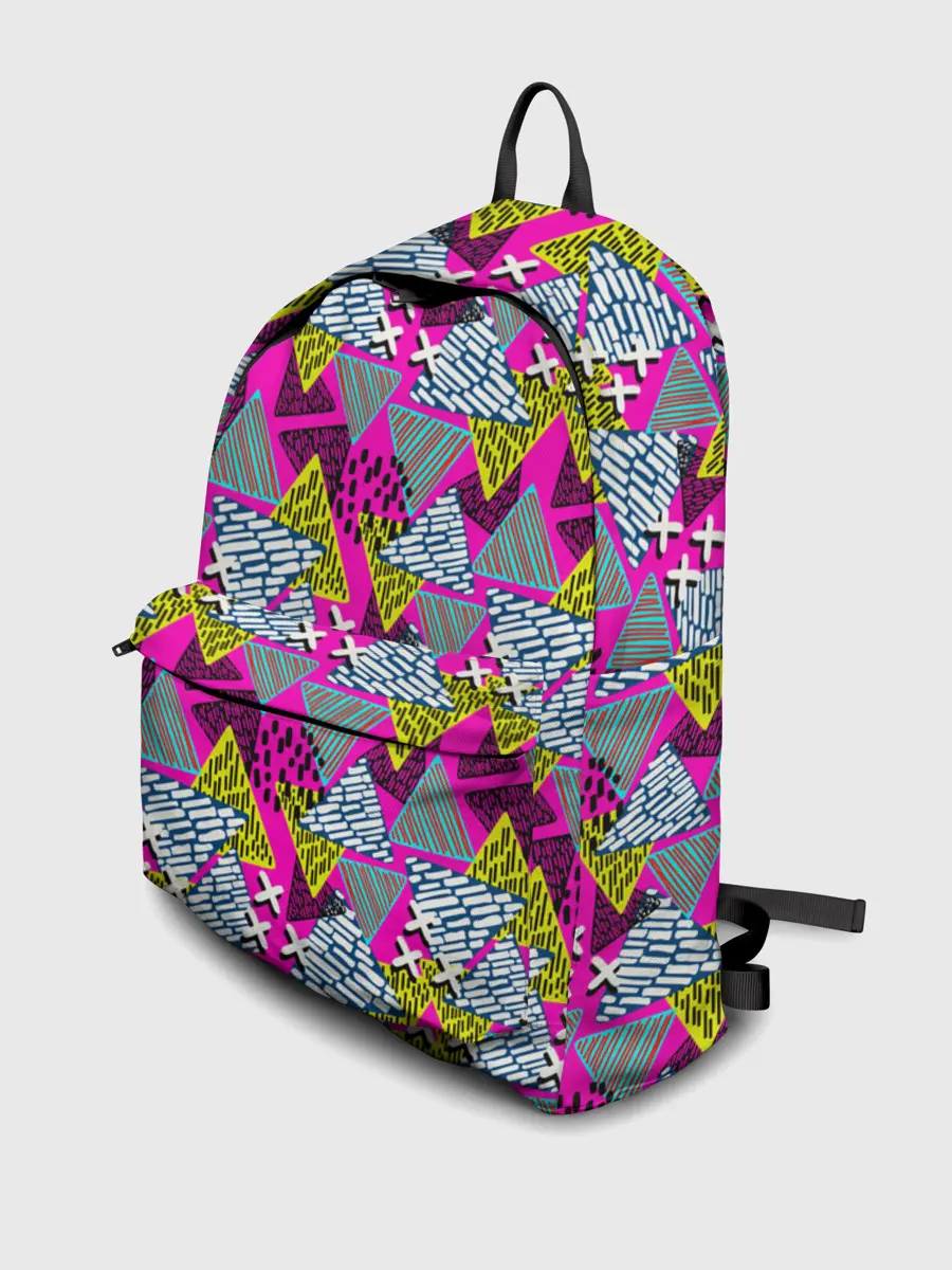 Рюкзак джинсовый / Дикая абстракция