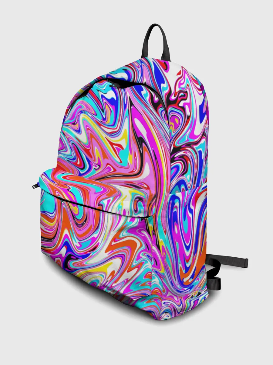 Рюкзак джинсовый / ЖИДКИЕ КРАСКИ