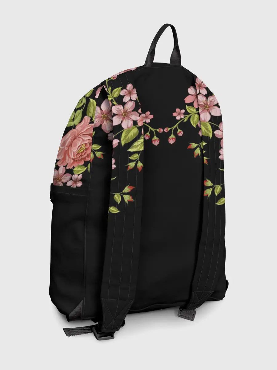 Рюкзак джинсовый / Цветы