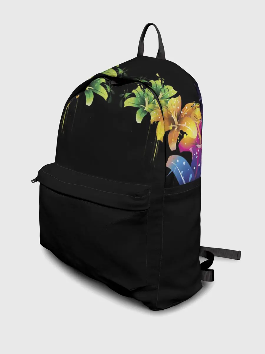 Рюкзак джинсовый / Цветы