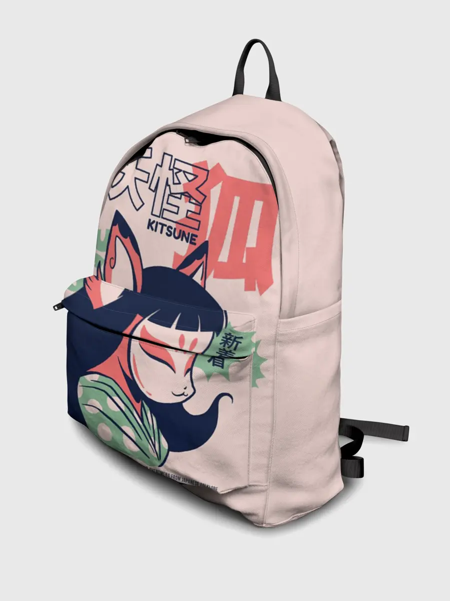 Рюкзак джинсовый / Anime Kitsune Demon Yokai