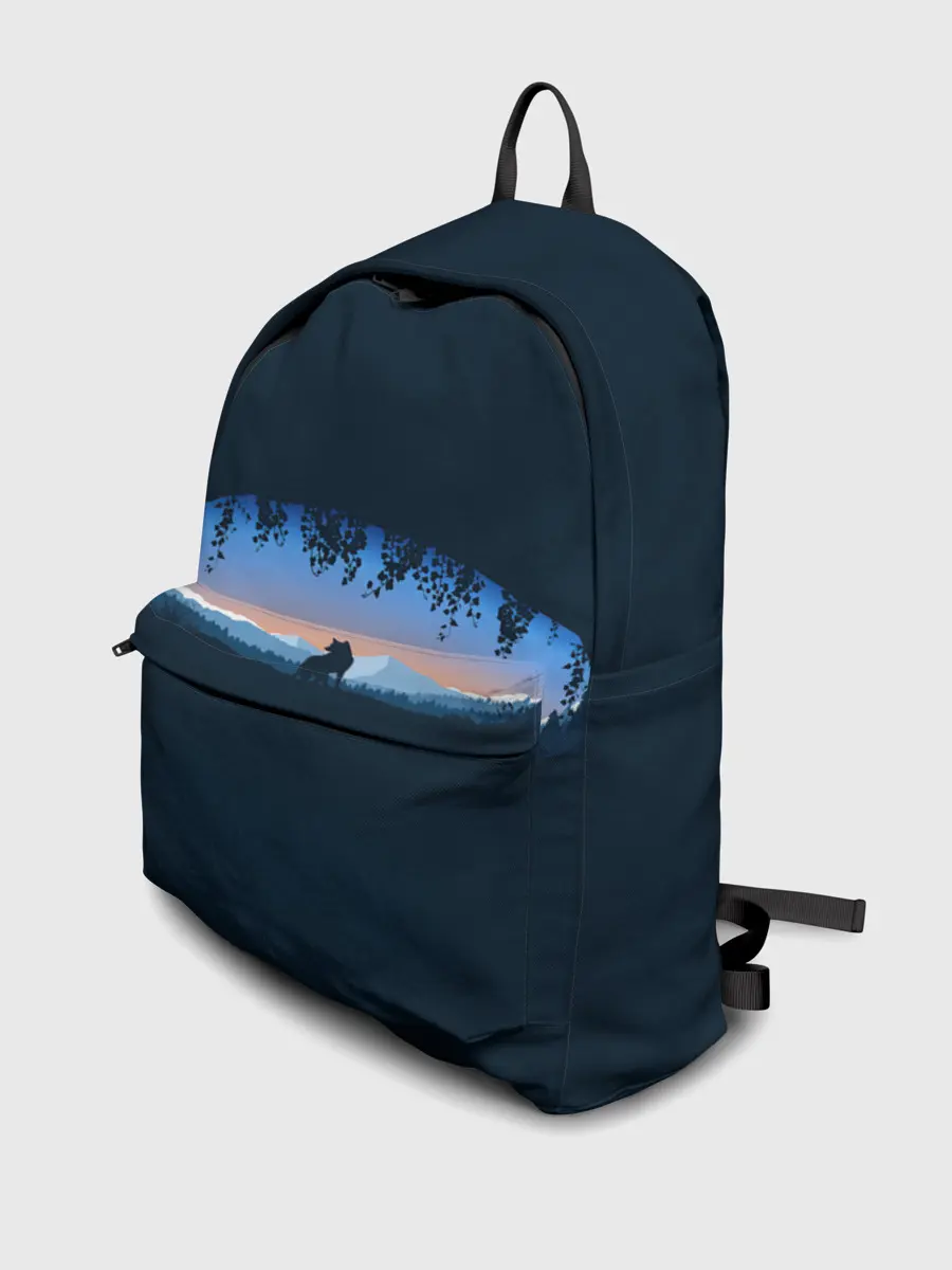 Рюкзак джинсовый / Глаз природы