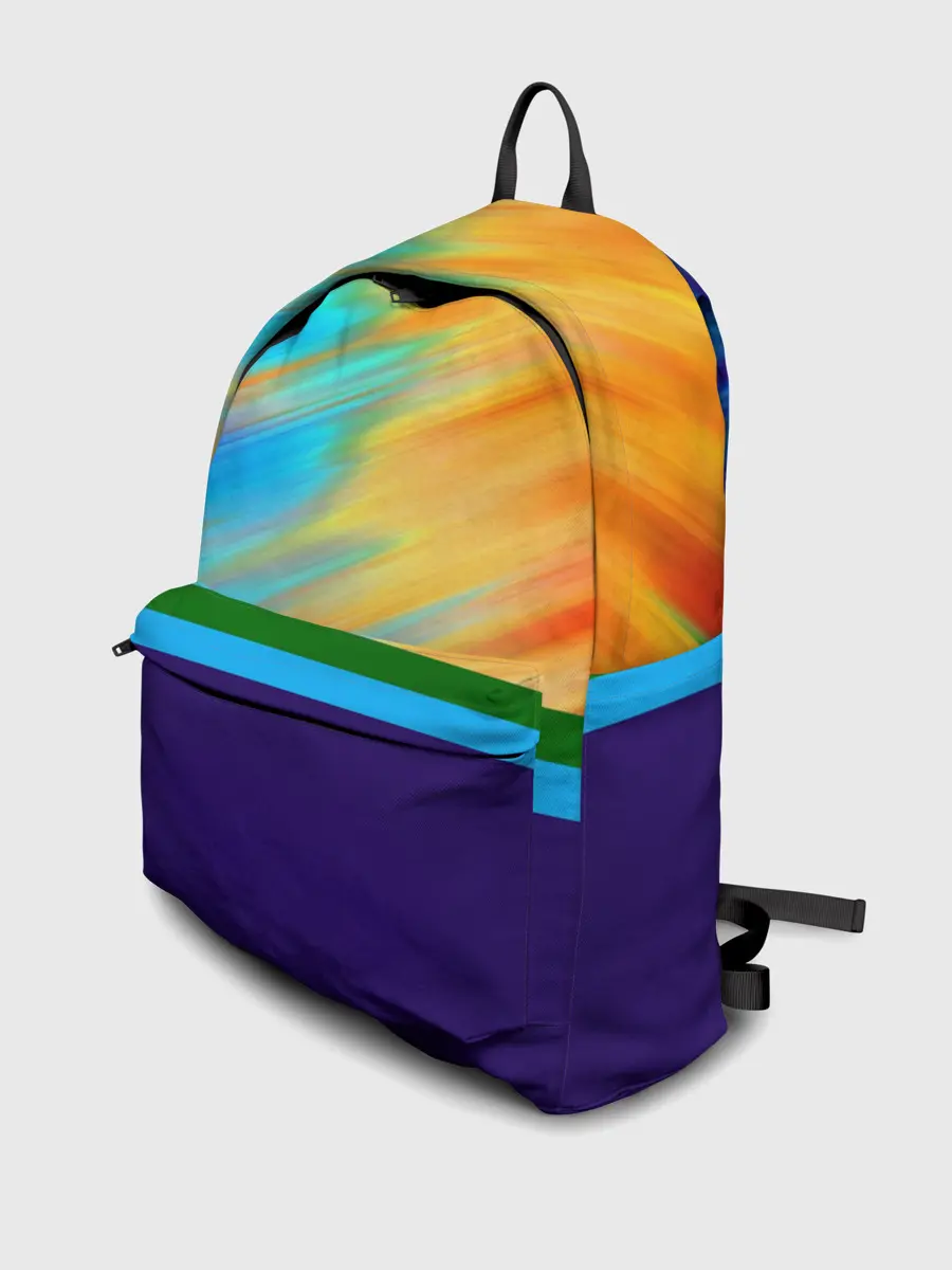 Рюкзак джинсовый / Размытие