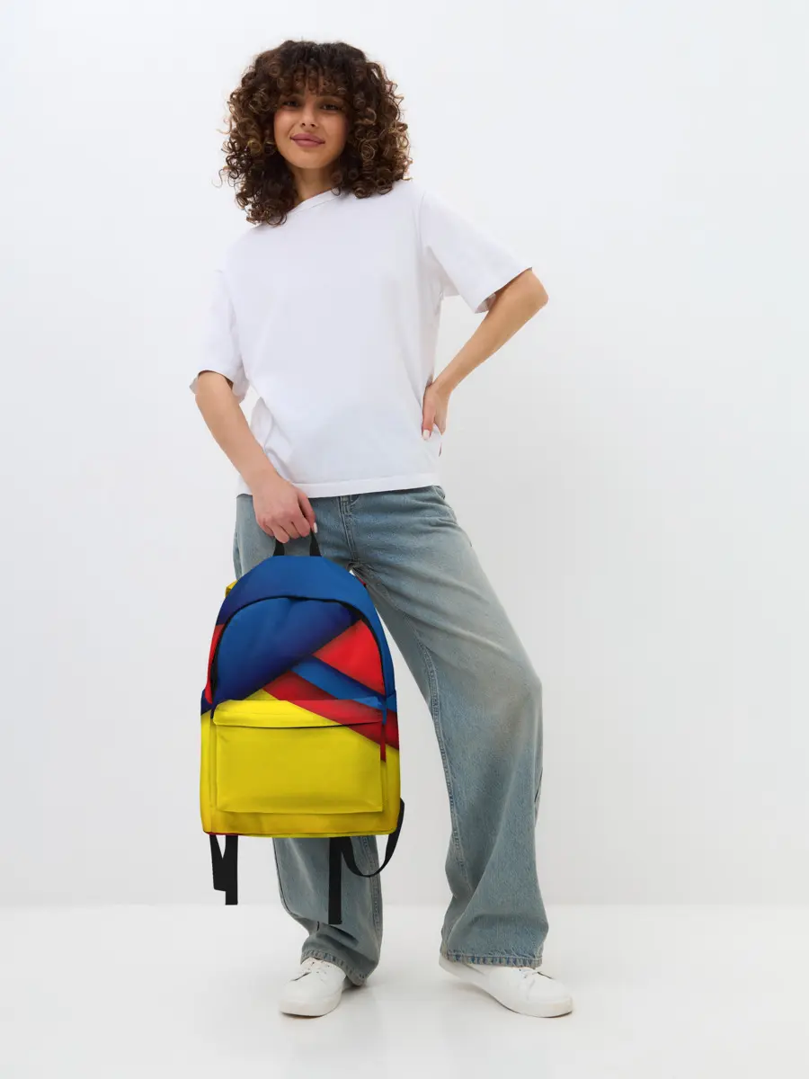 Рюкзак джинсовый / Яркие краски