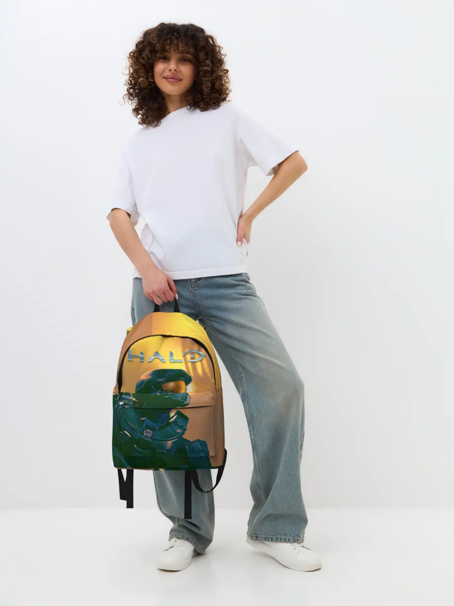Рюкзак джинсовый / Мастер Чиф | Halo