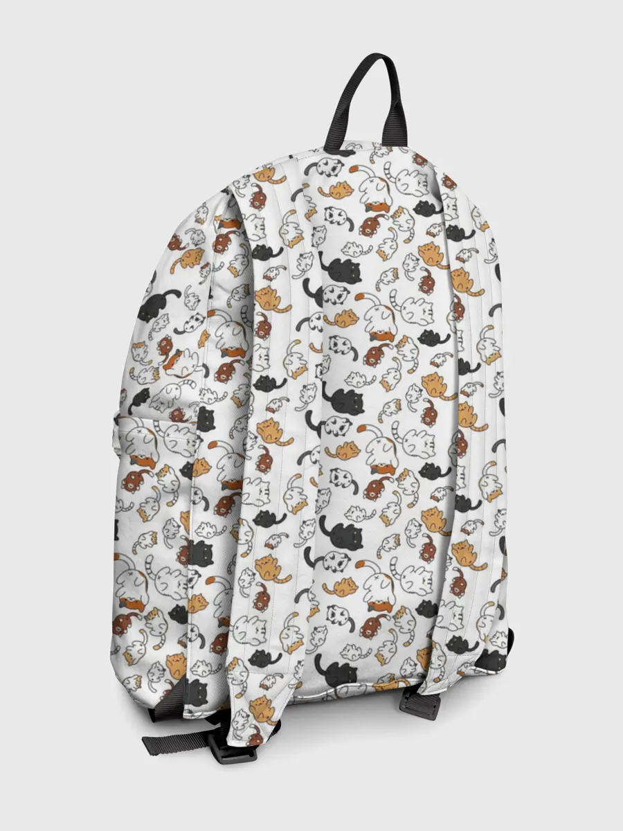 Рюкзак джинсовый / Котики