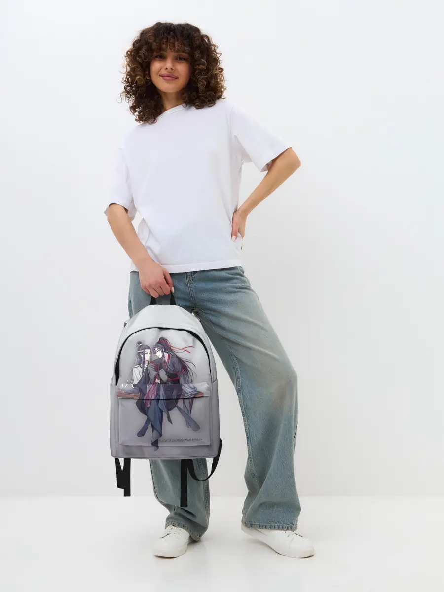 Рюкзак джинсовый / Магистр дьявольского культа