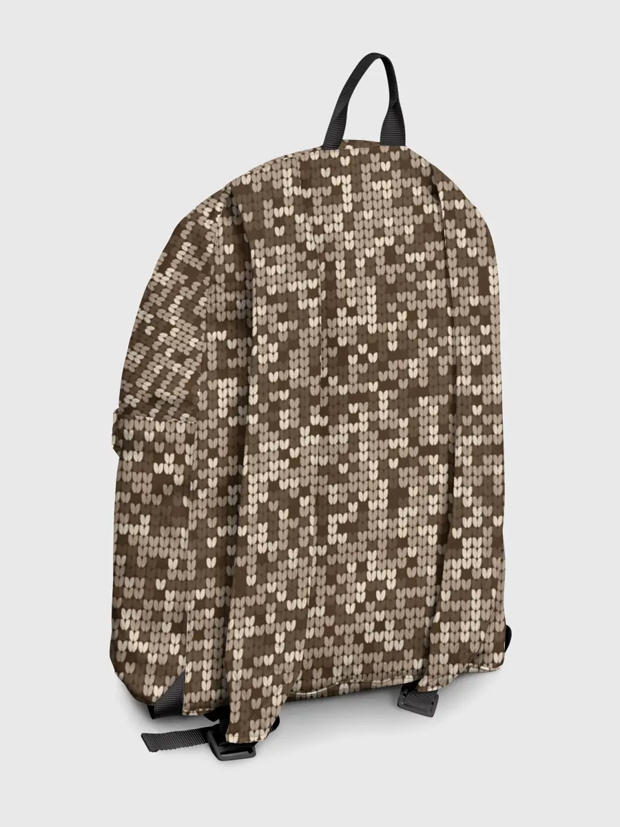 Рюкзак джинсовый / ВЯЗАНЫЙ КАМУФЛЯЖ