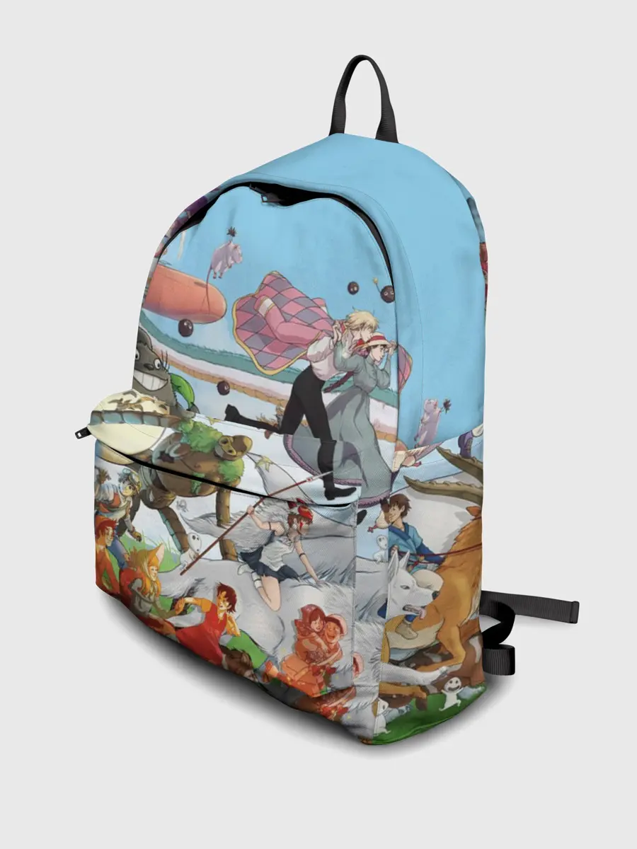 Рюкзак джинсовый / Studio Ghibli
