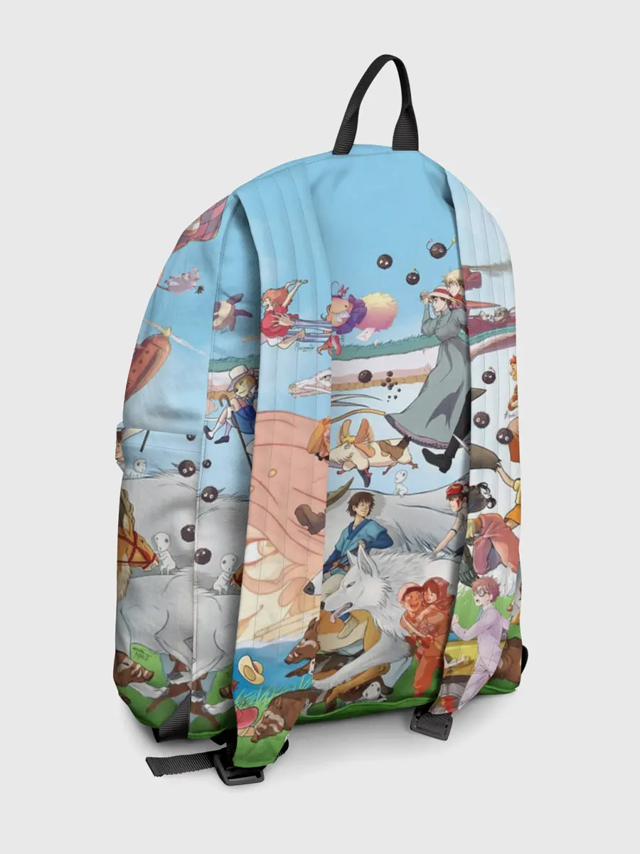 Рюкзак джинсовый / Studio Ghibli