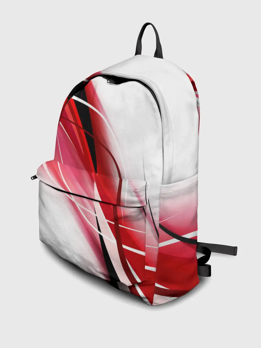 Рюкзак джинсовый / GEOMETRY STRIPES RED