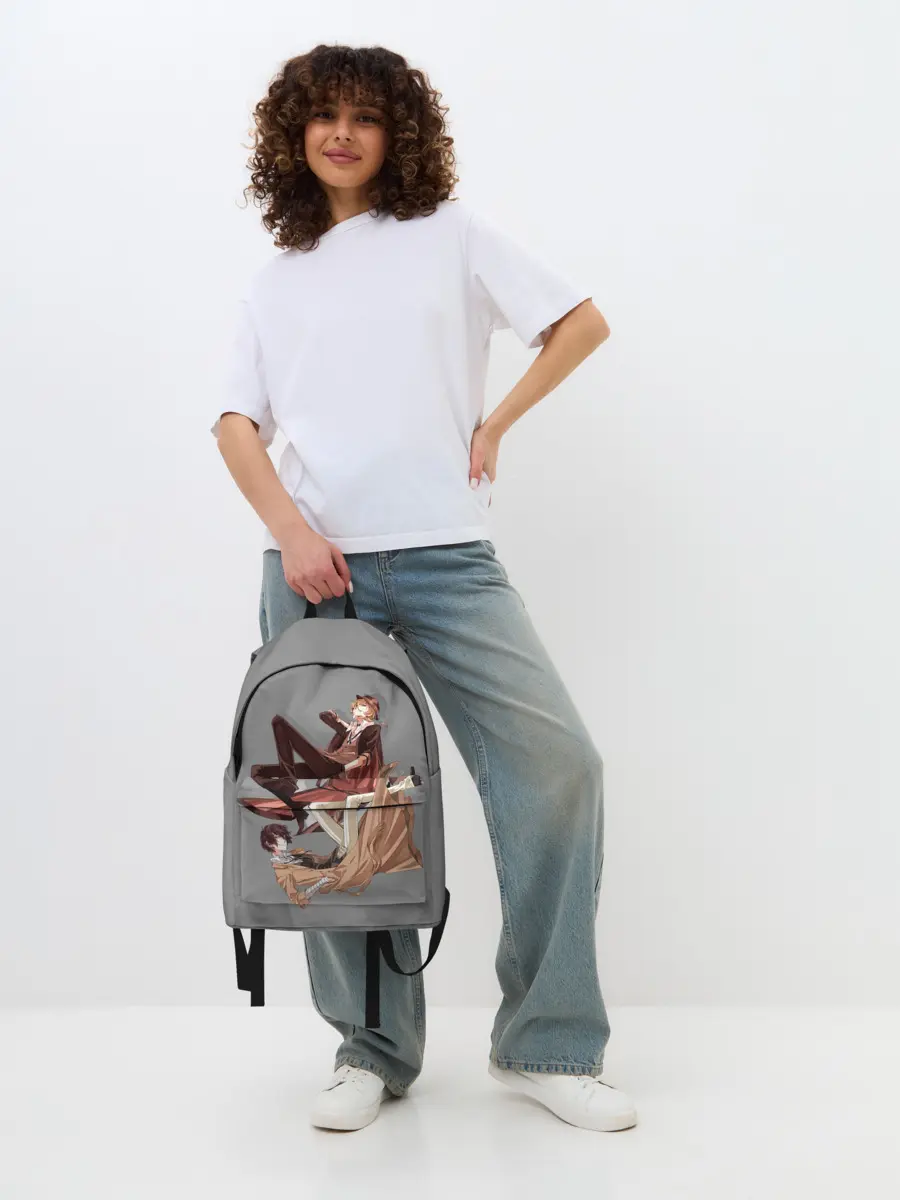 Рюкзак джинсовый / Дазай и Чуя