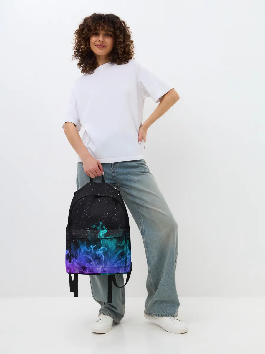 Рюкзак джинсовый / Перламутровый огонь