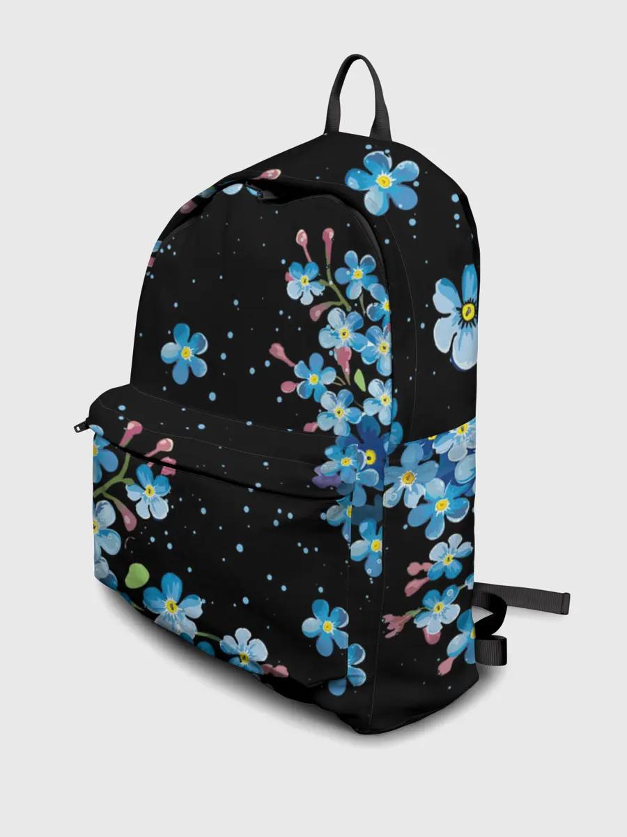 Рюкзак джинсовый / НЕЗАБУДКИ