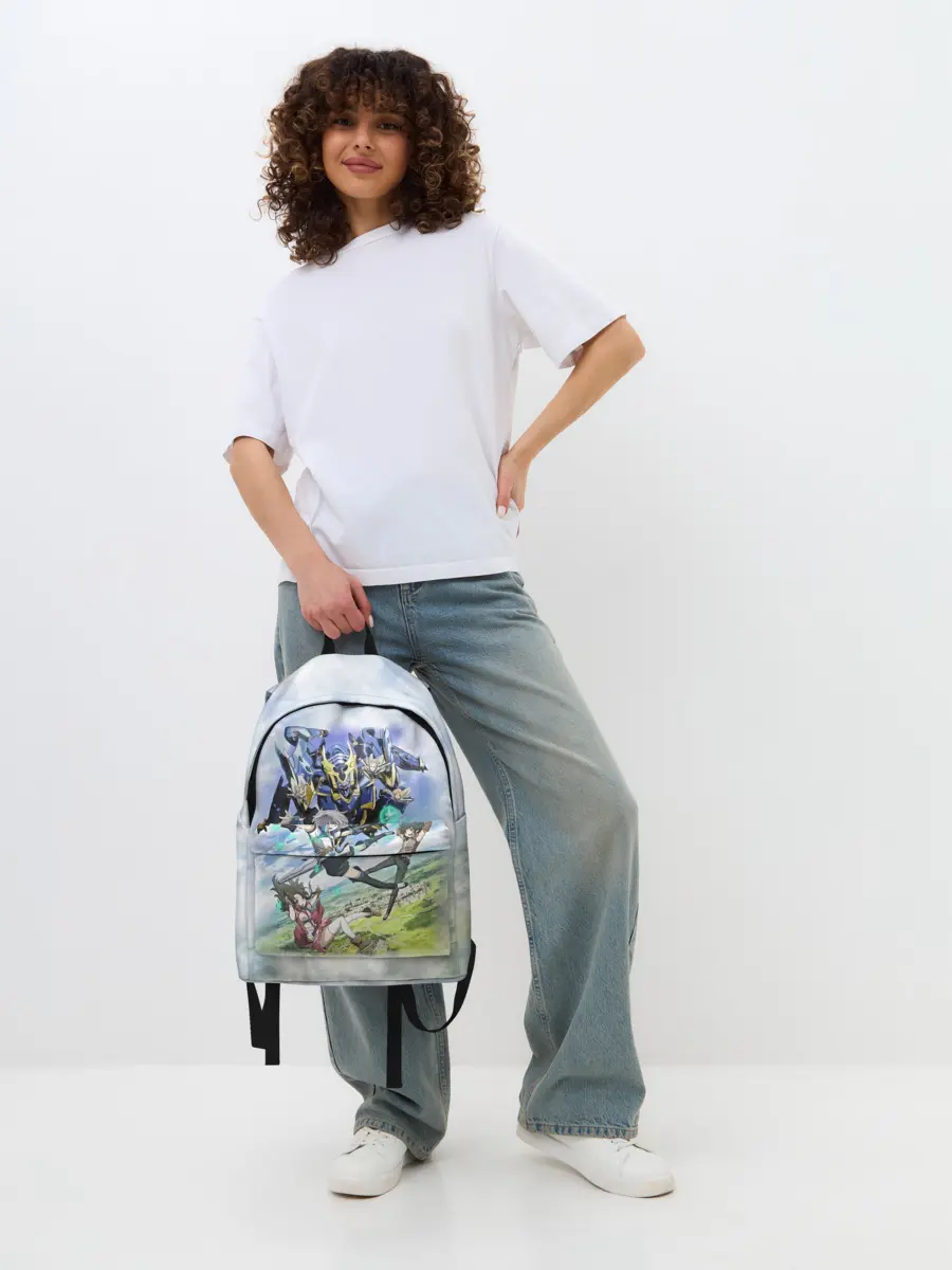 Рюкзак джинсовый / Рыцари и магия