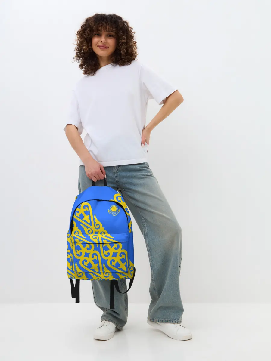 Рюкзак джинсовый / Форма Казахстан