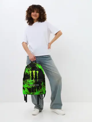Рюкзак джинсовый / MONSTER ENERGY