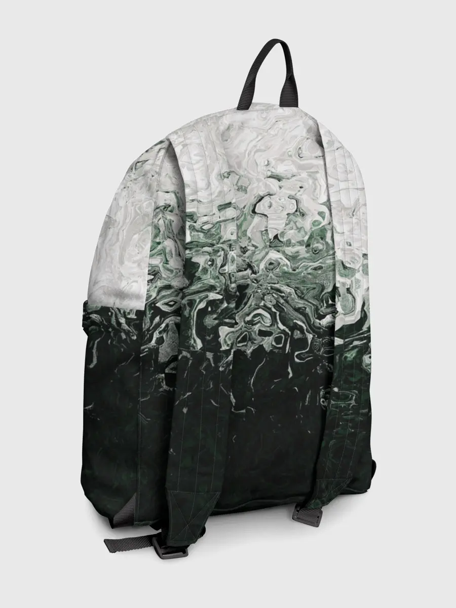 Рюкзак джинсовый / Разводы жидкость абстракция