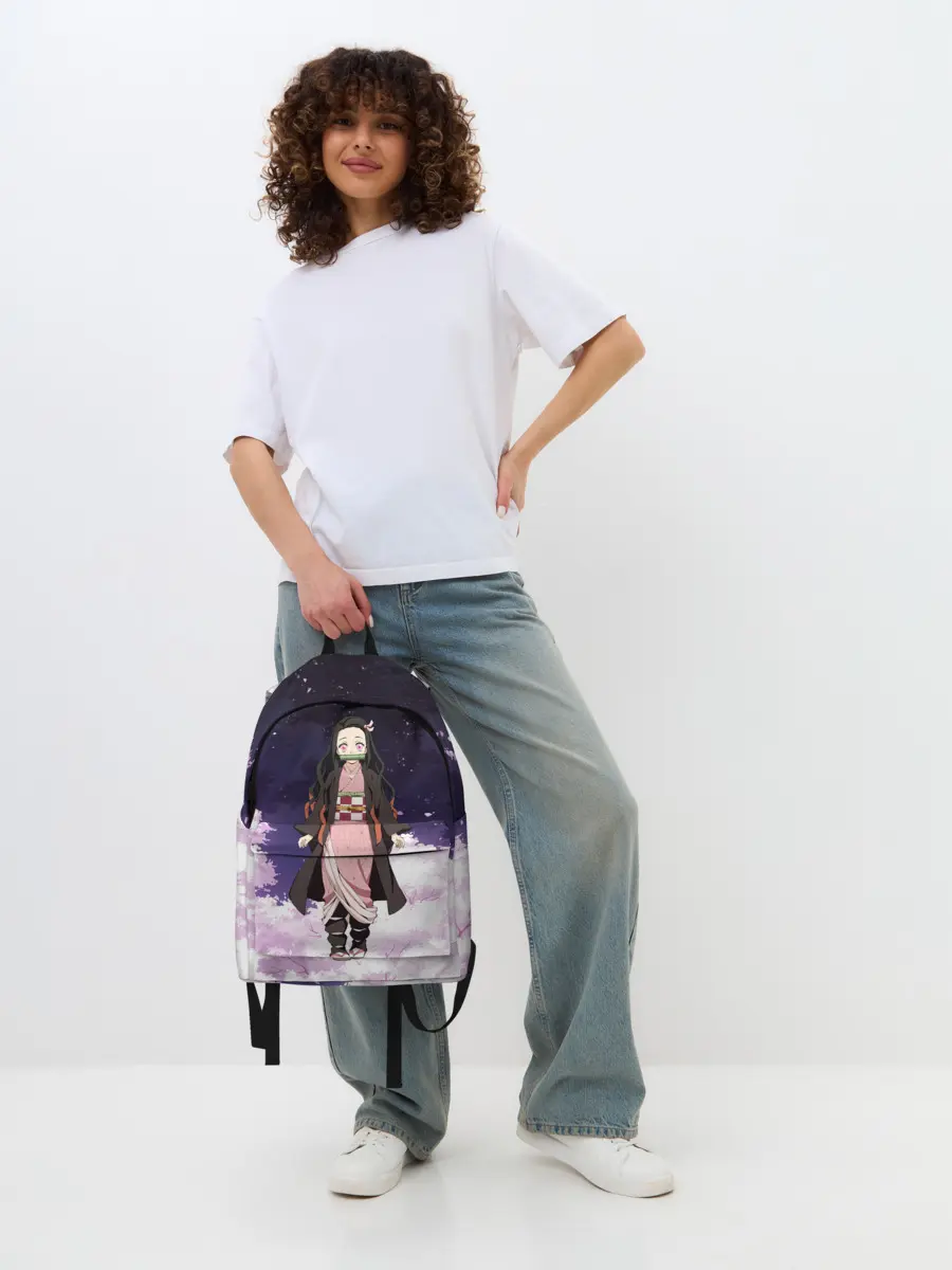 Рюкзак джинсовый / Незуко