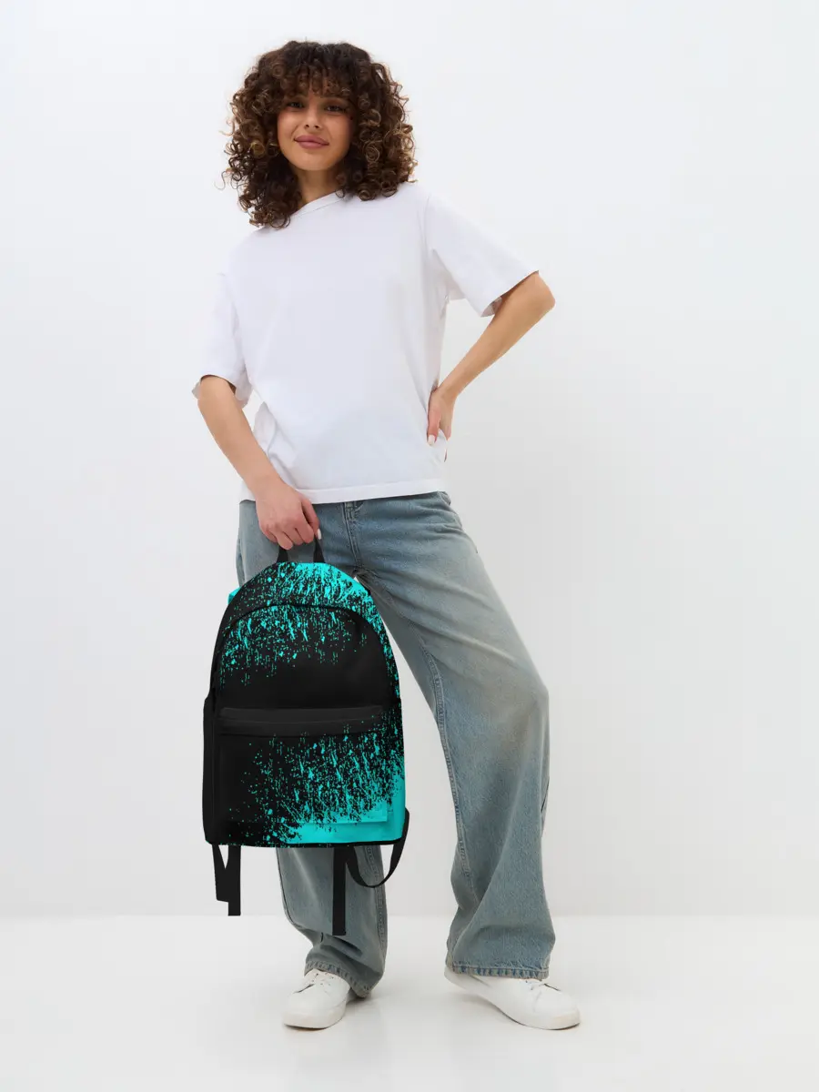 Рюкзак джинсовый / Краска