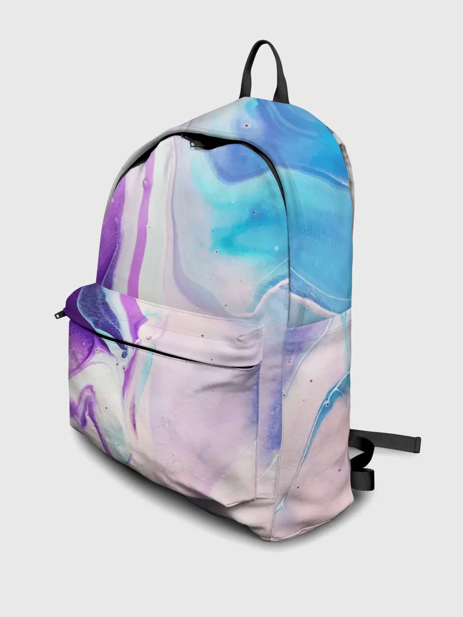 Рюкзак джинсовый / Акварельные разводы