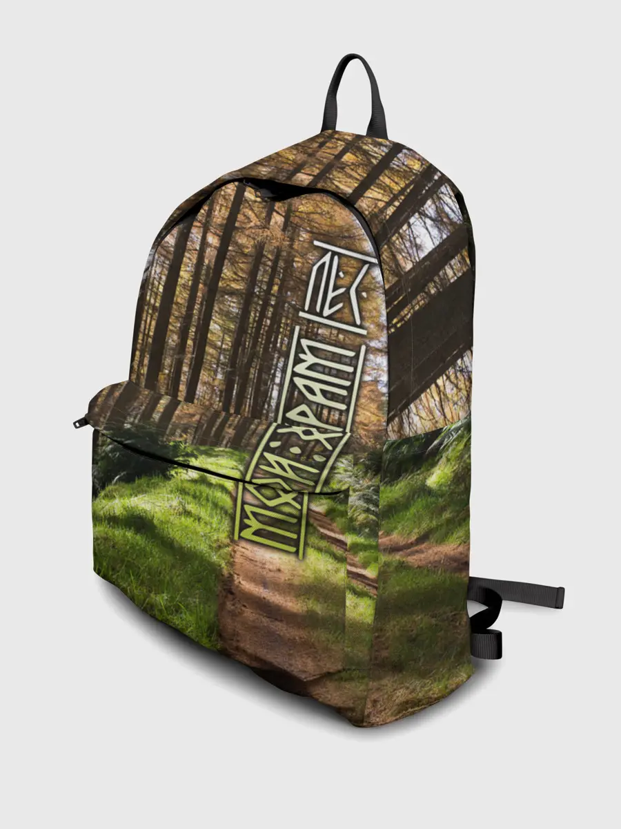 Рюкзак джинсовый / Лес мой храм