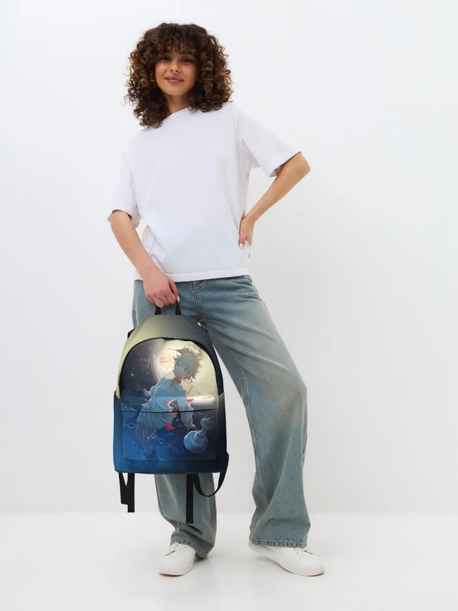 Рюкзак джинсовый / Yakusoku no Neverland