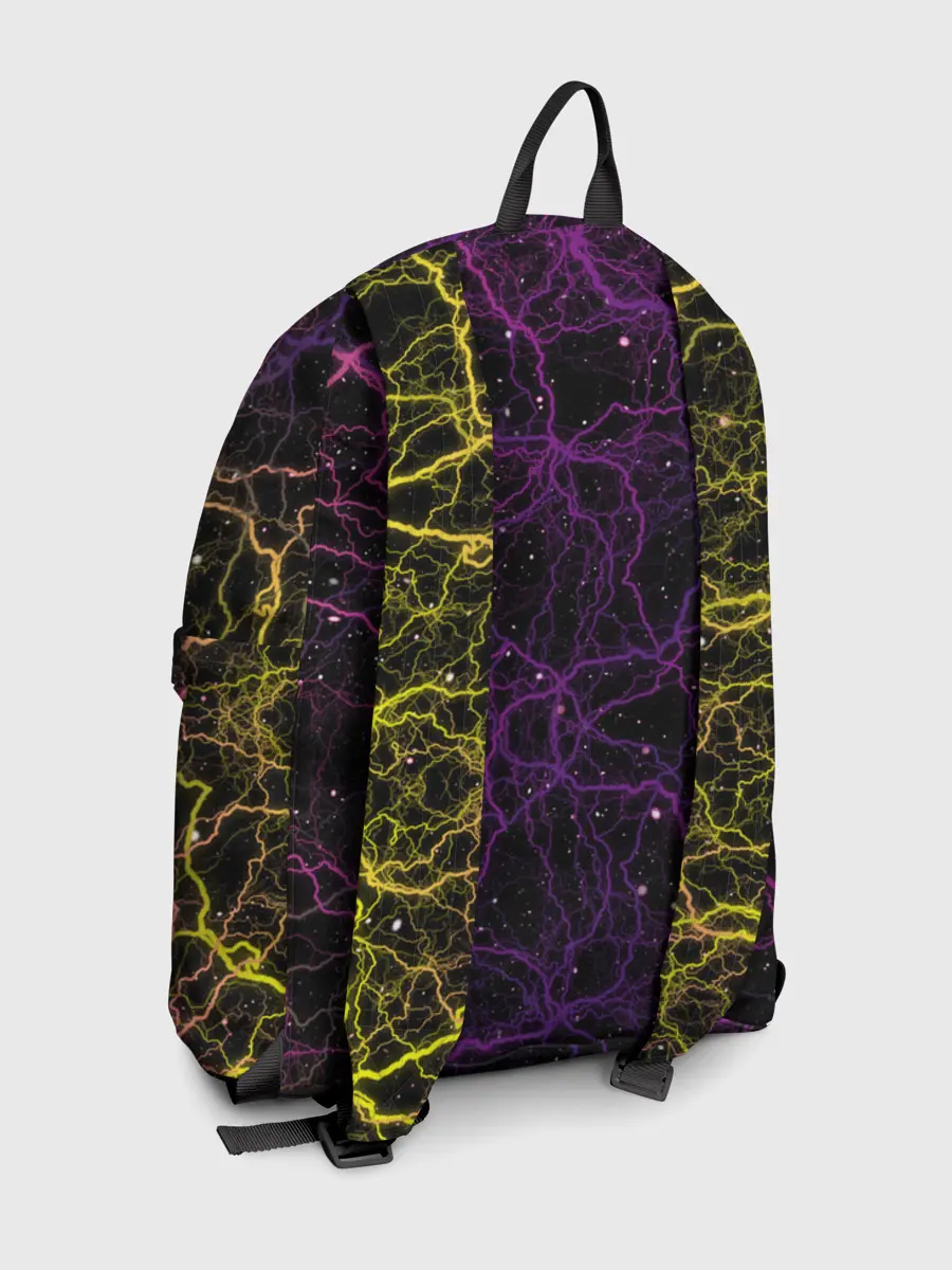 Рюкзак джинсовый / Цветные молнии Пикачу