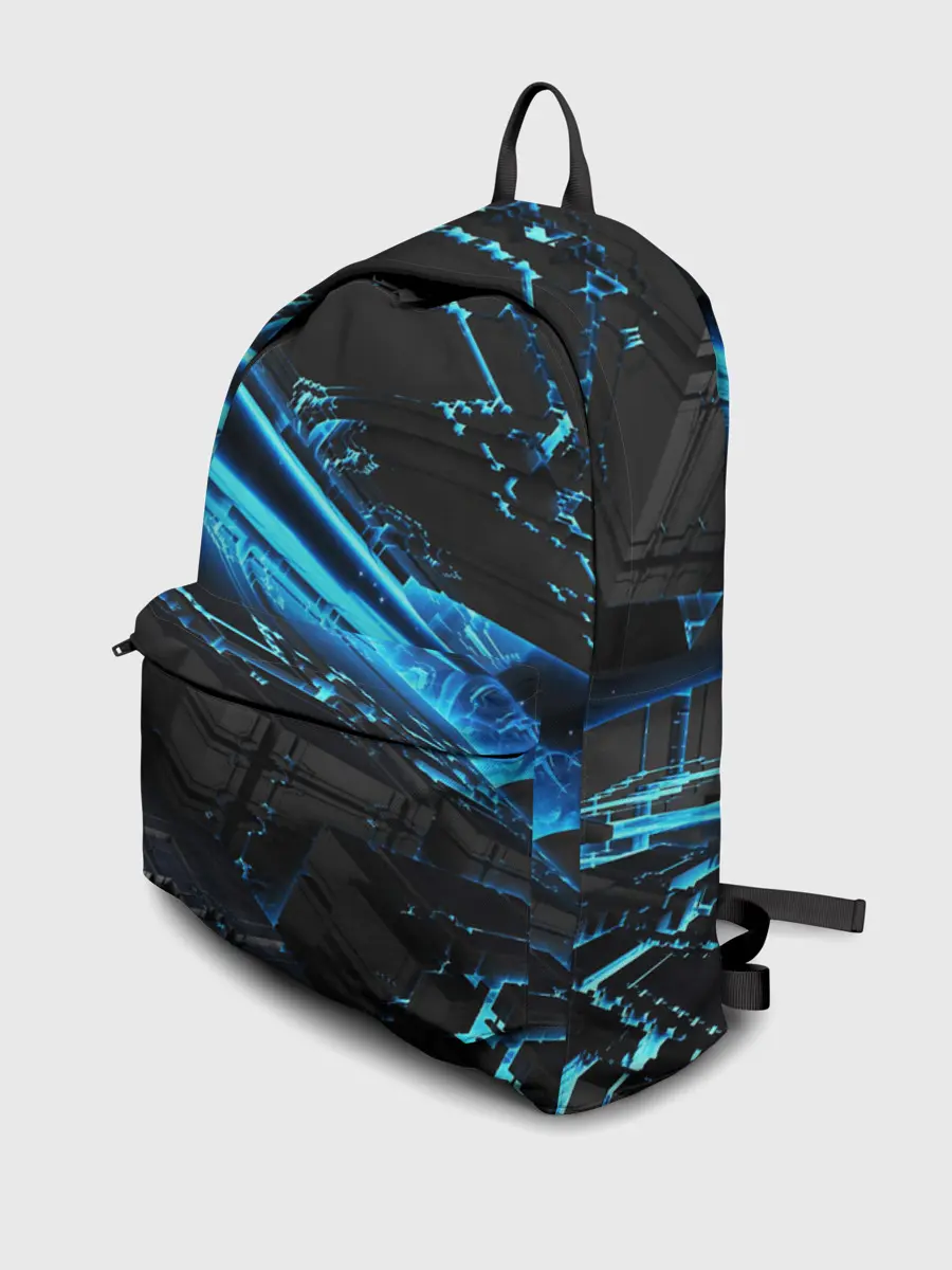 Рюкзак джинсовый / DIGITAL ABSTRACT