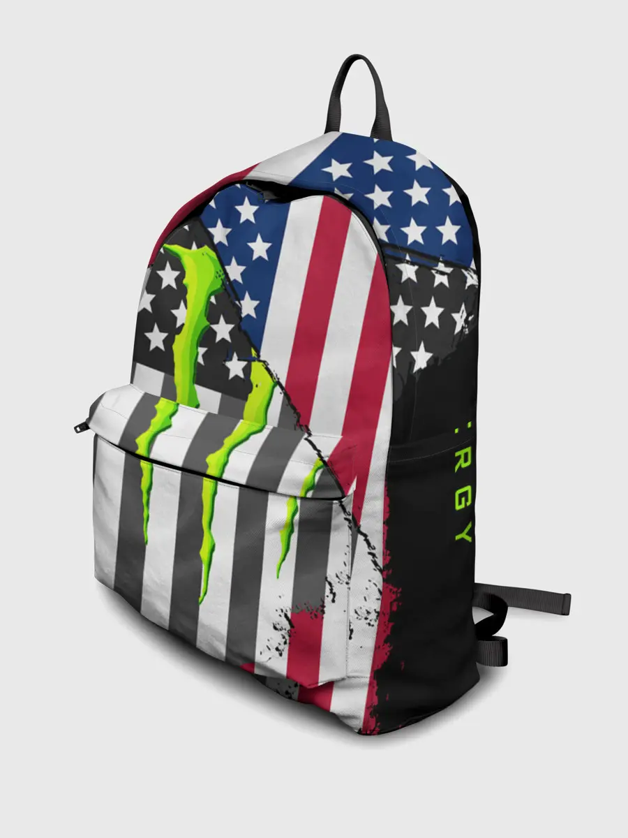 Рюкзак джинсовый / MONSTER ENERGY